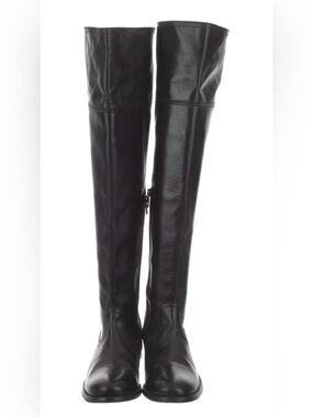 Frye Women's Leather Riding Over-the-Knee Black Boots